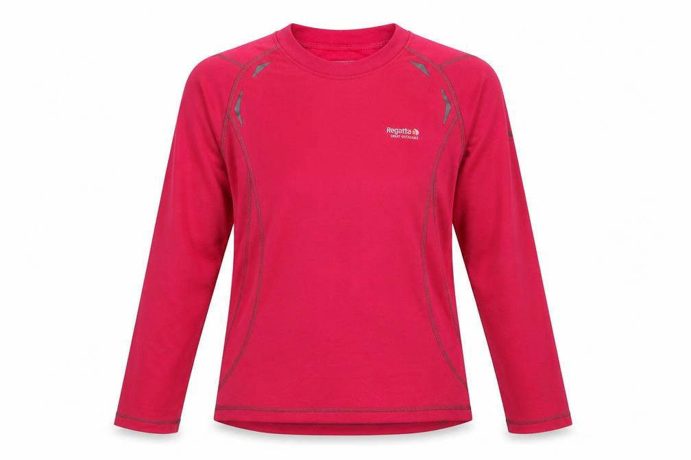 Regatta Womens Pink Long Sleeve Performance T-Shirt Size 14