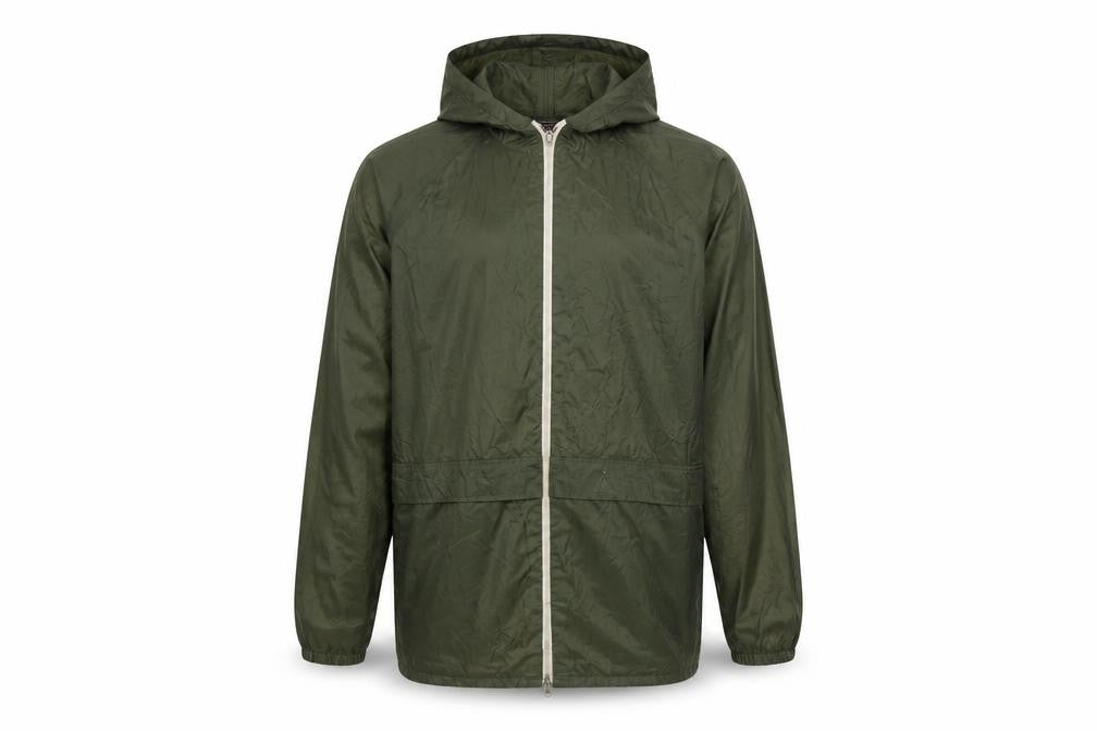 Regatta Men’s Green Waterproof Hooded Rain Coat Jacket Size 34