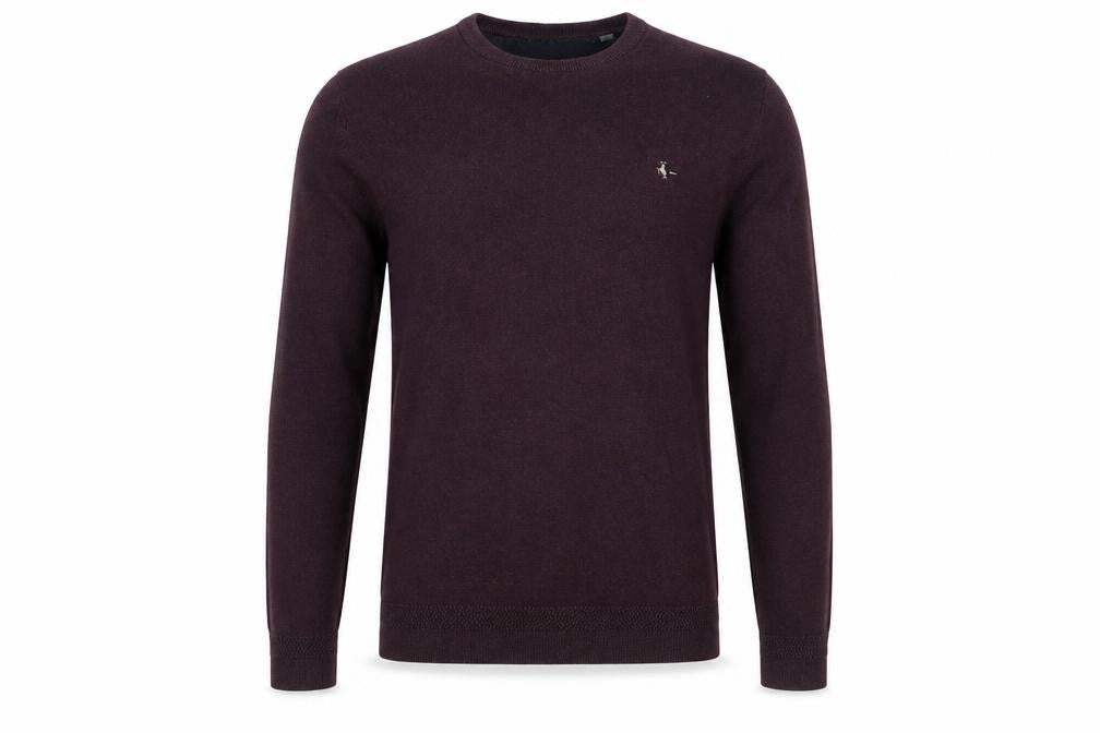 Jack Wills Men's Purple Crew Neck Cotton Wool Pullover XS