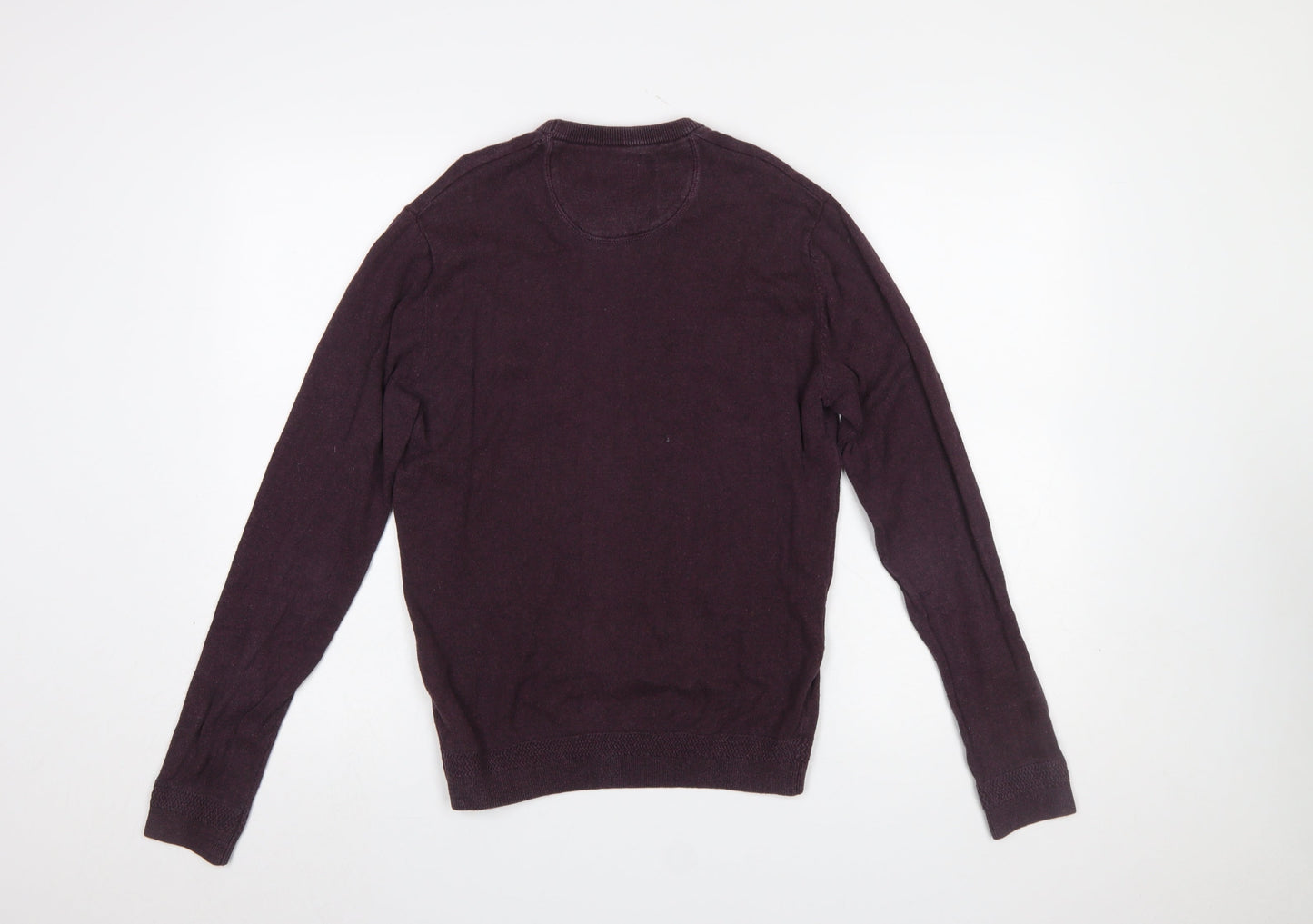 Jack Wills Men's Purple Crew Neck Cotton Wool Pullover XS