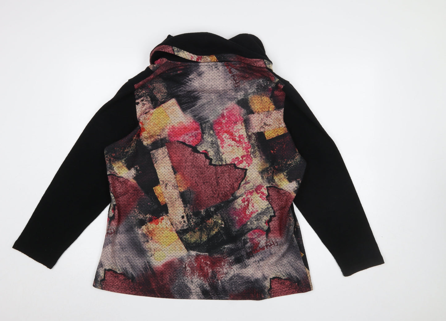 Chianti Womens Multicoloured Roll Neck Long Sleeve Top Size 18