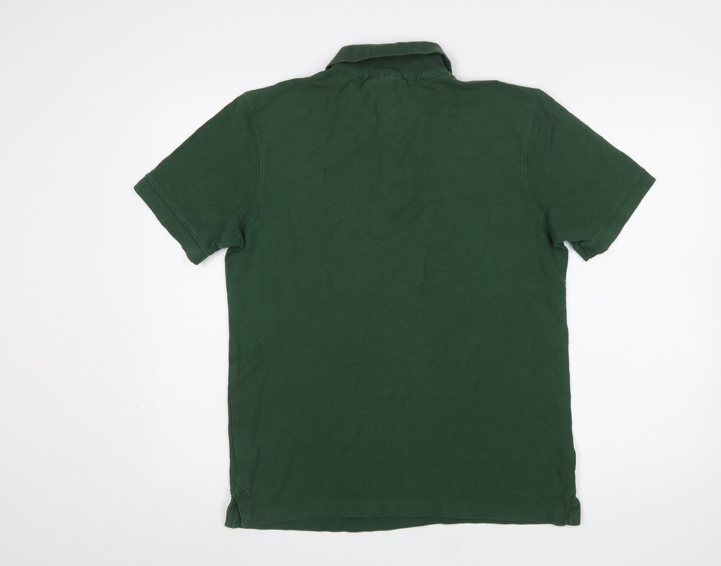Mountain Warehouse Men's Green Cotton Polo Shirt Size S