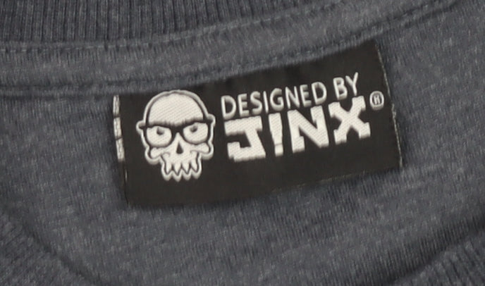 JINX Boys Grey Minecraft Creeper Pullover Sweatshirt 9-10 Years