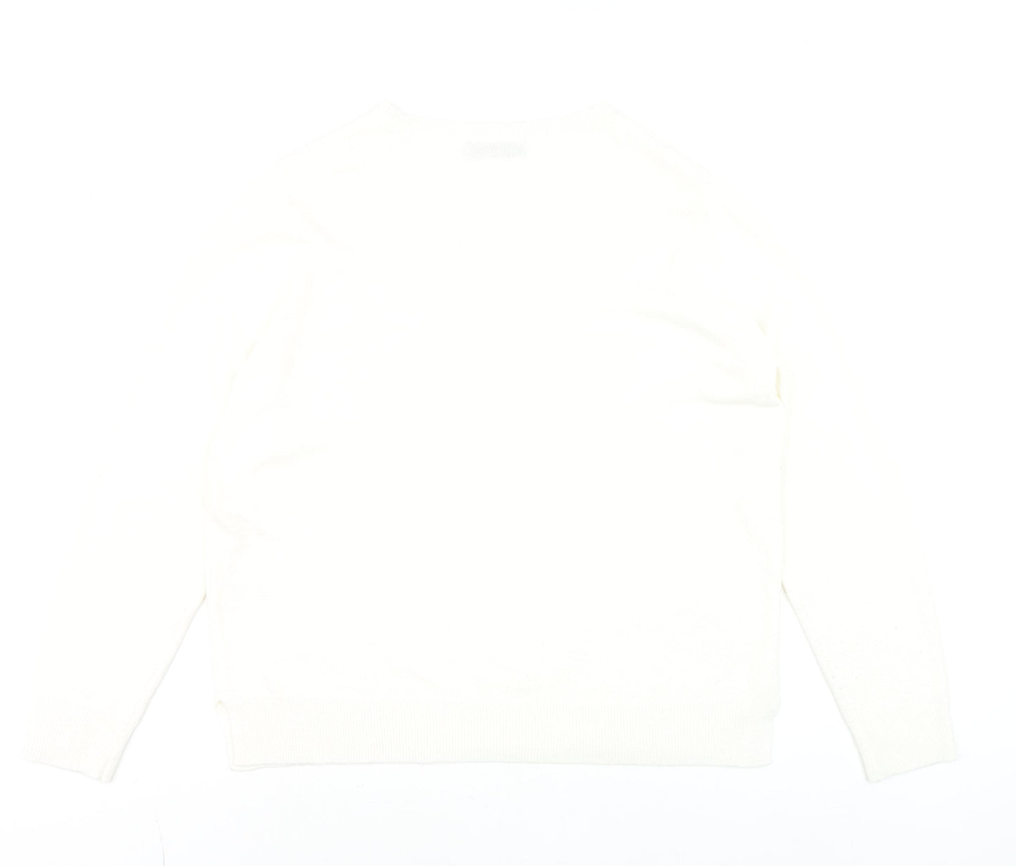 Marks and Spencer Women Ivory Size 18 Rhinestone Star Jumper