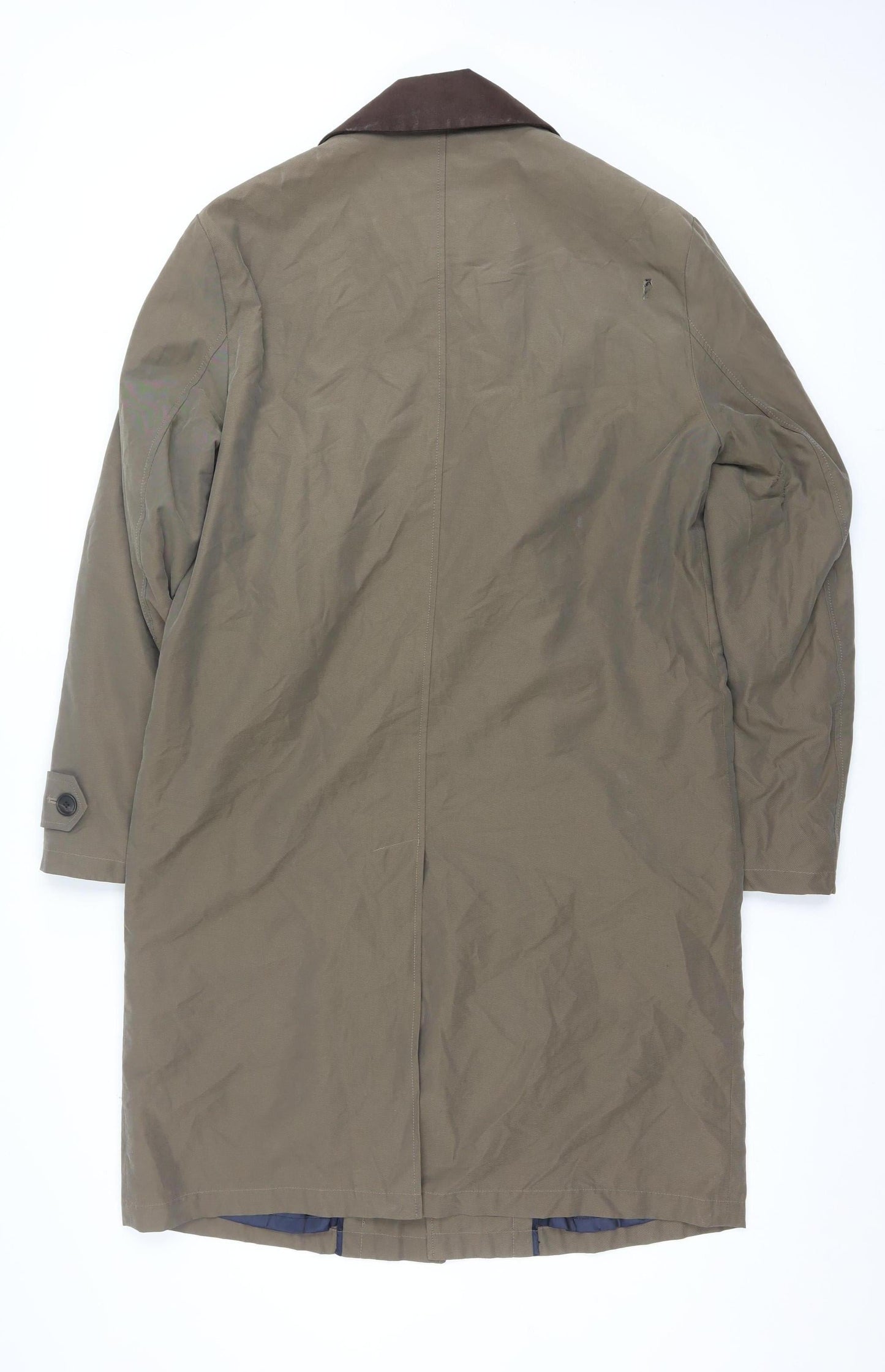 Austin Reed Men's Brown 40R Cotton Trench Coat