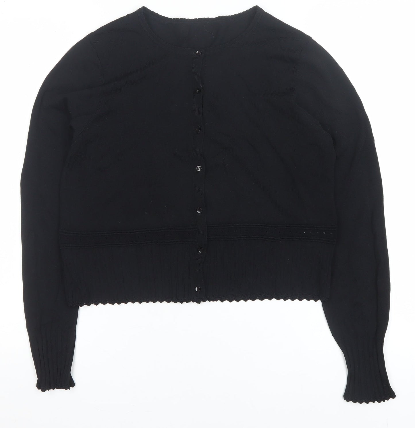 Designers at Debenhams Women Black Medium Cardigan Viscose Blend