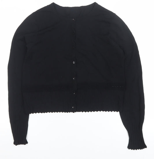 Designers at Debenhams Women Black Medium Cardigan Viscose Blend