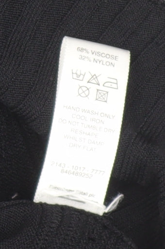 Designers at Debenhams Women Black Medium Cardigan Viscose Blend