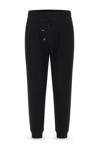 Topshop Women's Black Ribbed Stretch Jogger Size 12