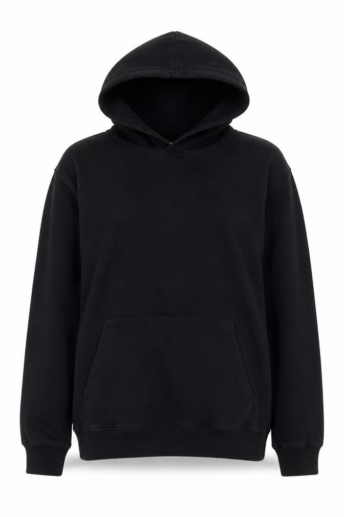 Arne Womens Black XL Pullover Hoodie Cotton Blend Casual