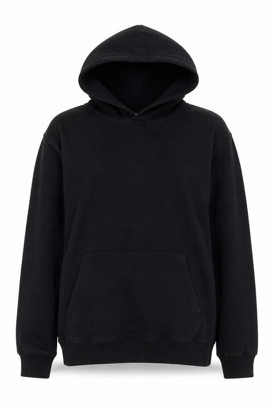 Arne Womens Black XL Pullover Hoodie Cotton Blend Casual