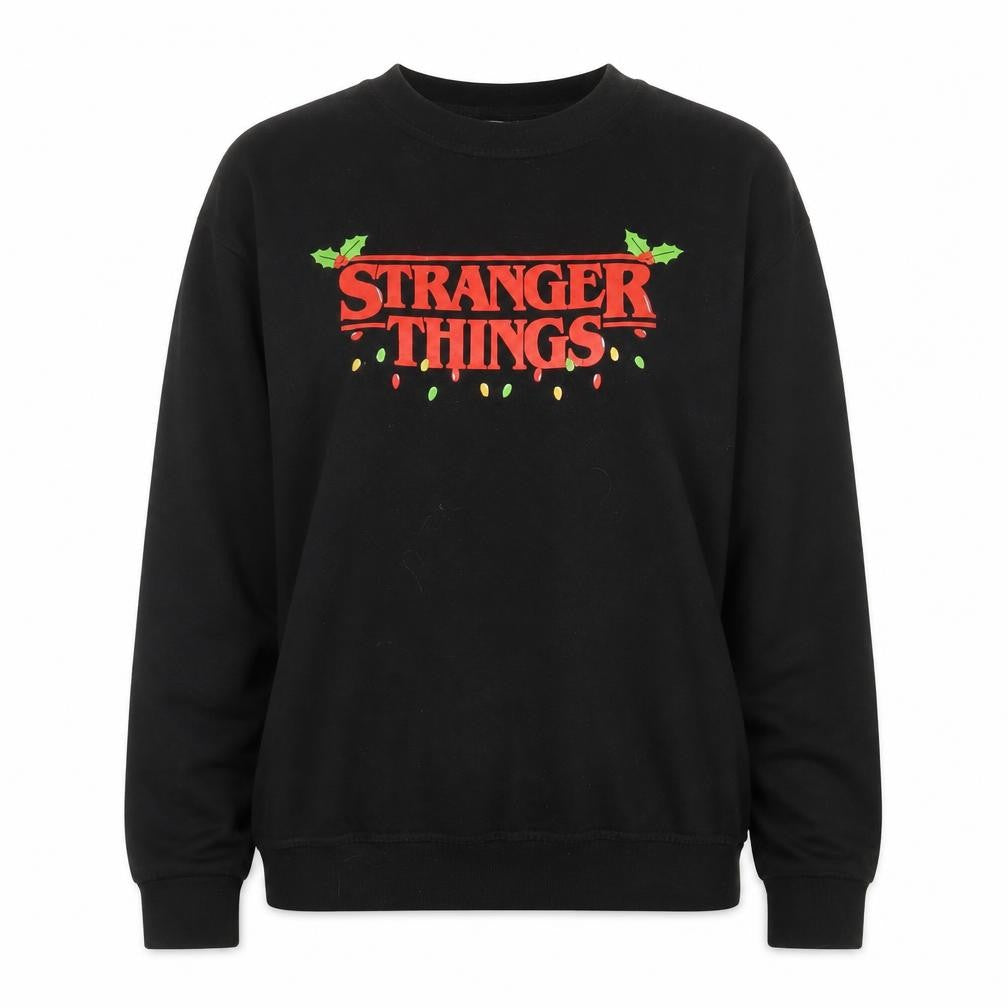 Netflix Stranger Things Women’s Black XL Pullover Sweatshirt