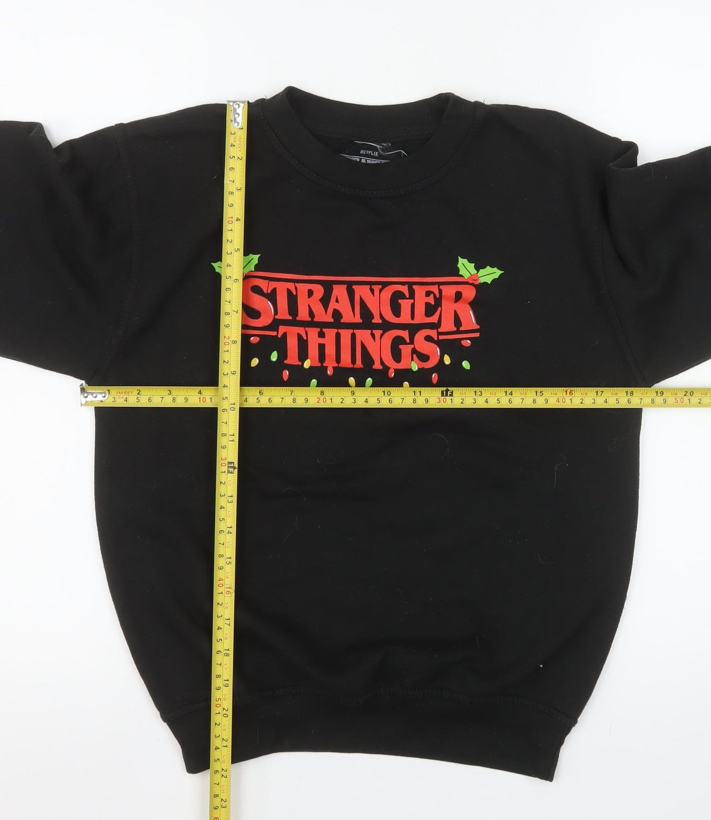 Netflix Stranger Things Women’s Black XL Pullover Sweatshirt