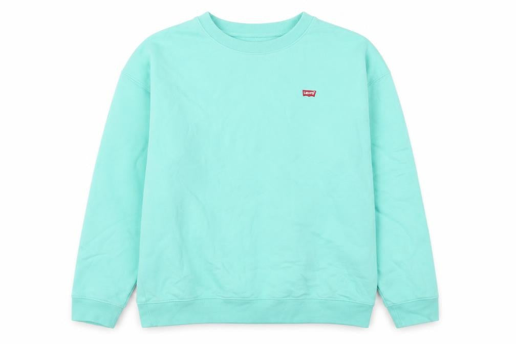 Levi's Men's Green Crew Neck Pullover Sweatshirt Size S