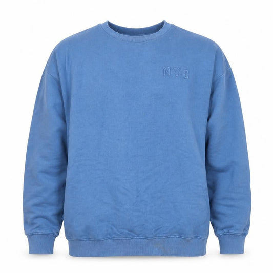 Marks & Spencer Men's Blue NYC Crew Neck Sweatshirt Size S