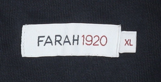 Farah 1920 Men's Multicoloured XL 1/4 Zip Sweatshirt