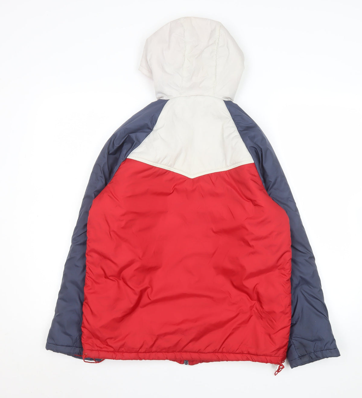 Sesame Street Boys Red Blue Colourblock Hooded Puffer Jacket 11-12 Years