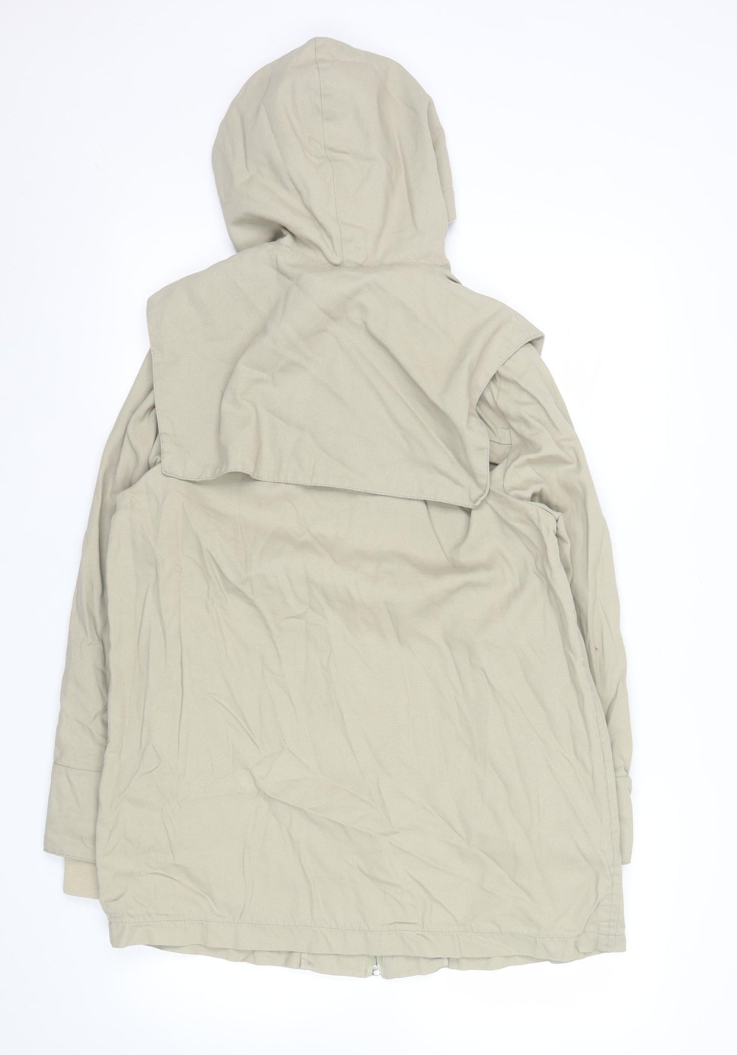 Levi's Red Tab Girls Beige Cotton Hooded Parka Jacket M