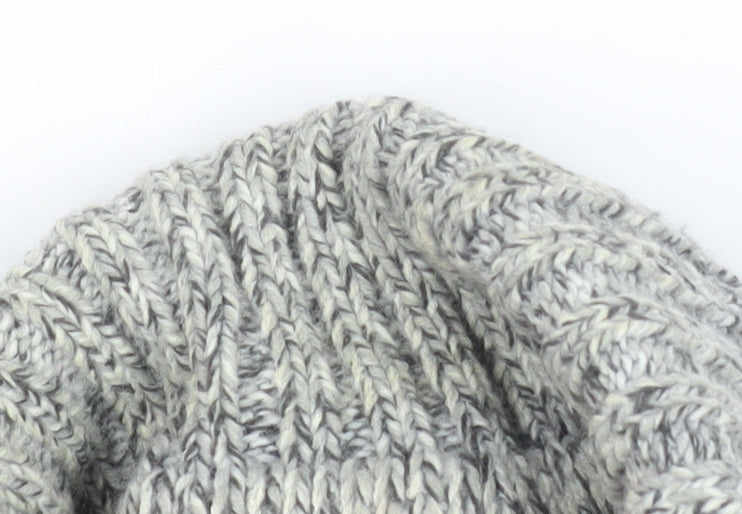 TU Women’s Grey Roll Neck Chunky Knit Acrylic Jumper Size 16