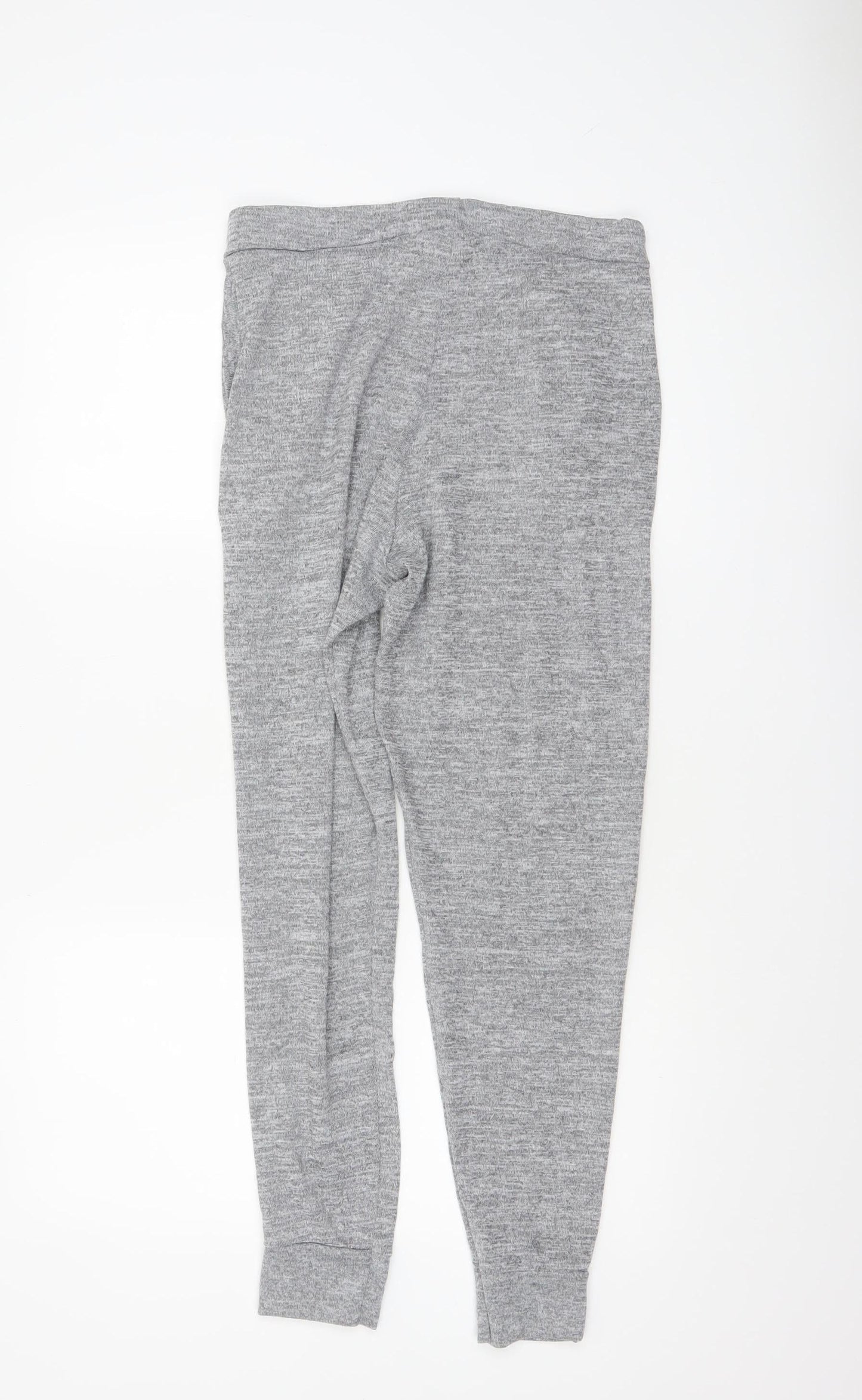 Misspap Womens Grey Jogger Trousers M Elastic Waist Comfort Fit