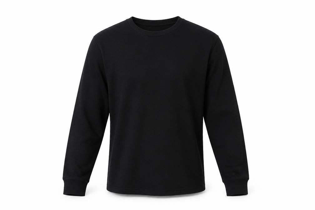 Jack & Jones Men's Black Long Sleeve Crew Neck Top Size M