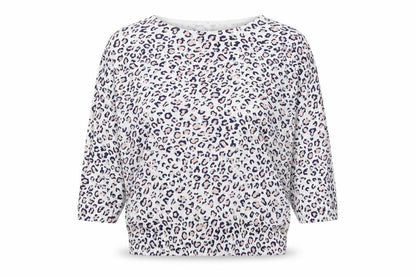 Wallis Women’s Multicoloured Leopard Knit Jumper L 3/4 Sleeve Pullover