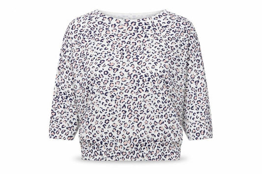 Wallis Women’s Multicoloured Leopard Knit Jumper L 3/4 Sleeve Pullover