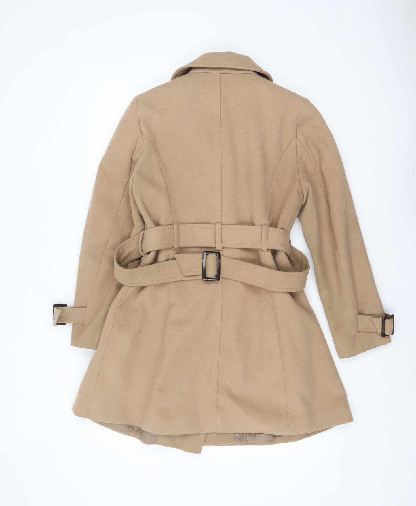 Dorothy Perkins Women’s Beige Belted Trench Coat Size 14