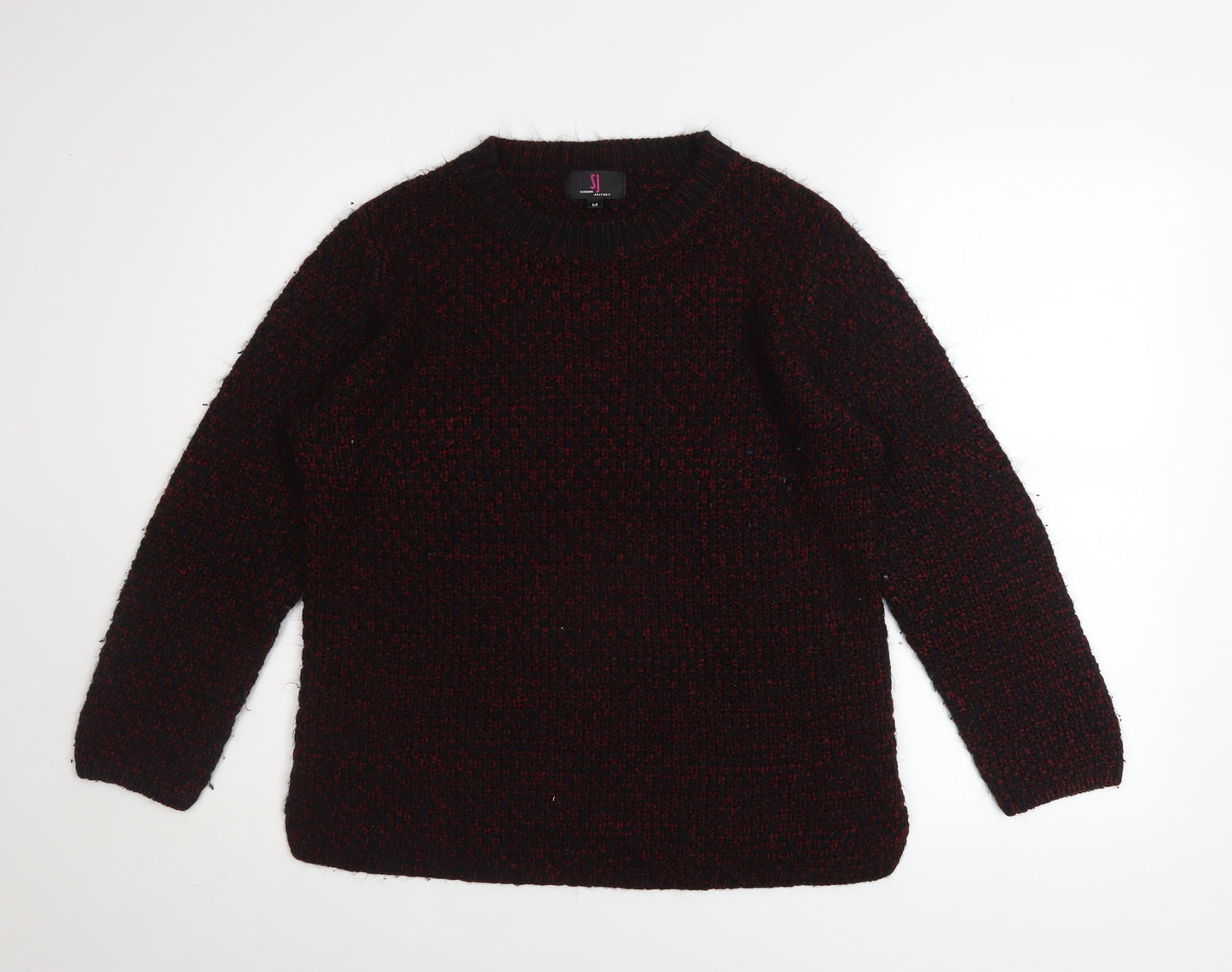 Simon Jeffrey Womens Multicoloured M Chunky Knit Long Sleeve Pullover Jumper