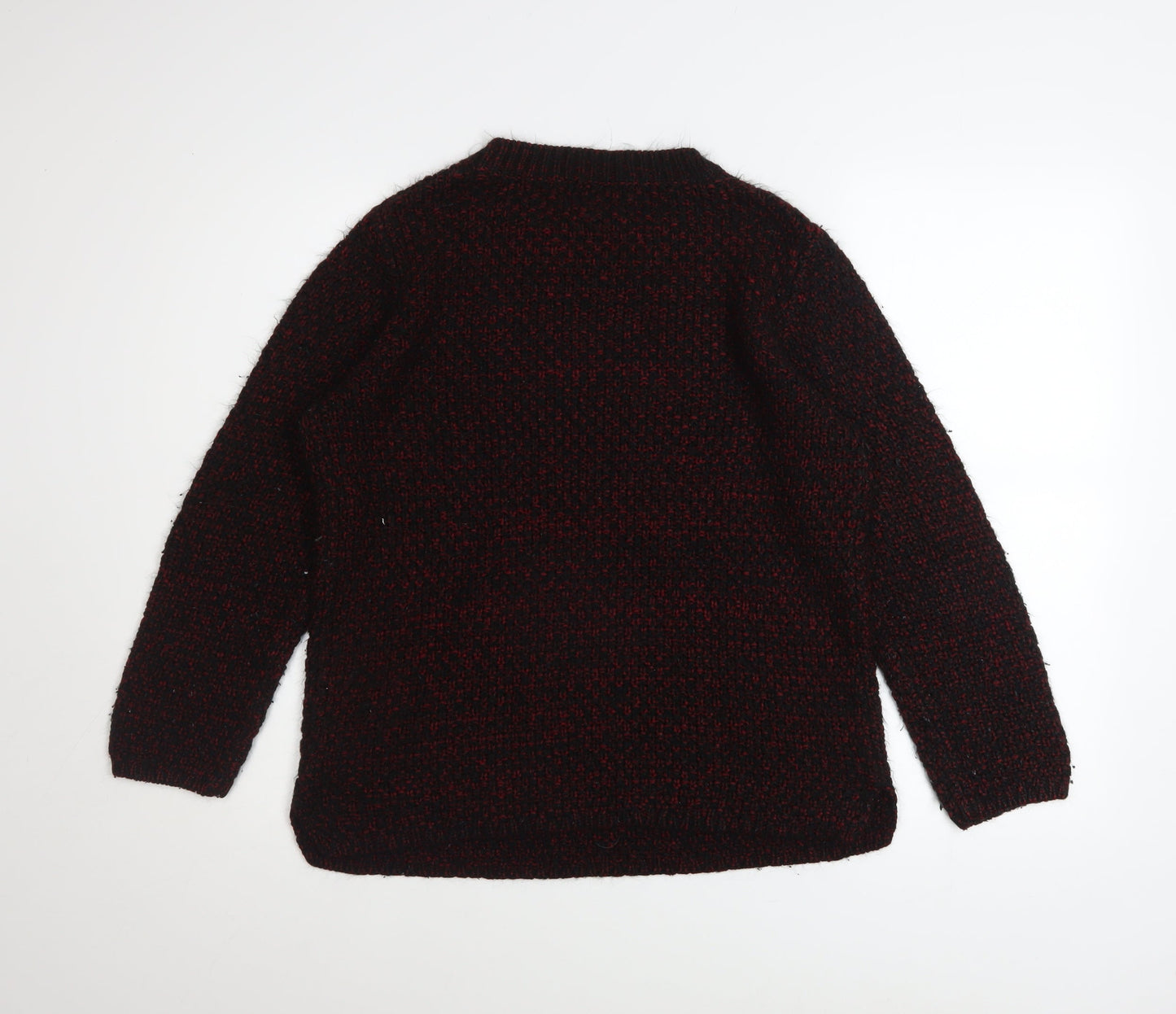 Simon Jeffrey Womens Multicoloured M Chunky Knit Long Sleeve Pullover Jumper