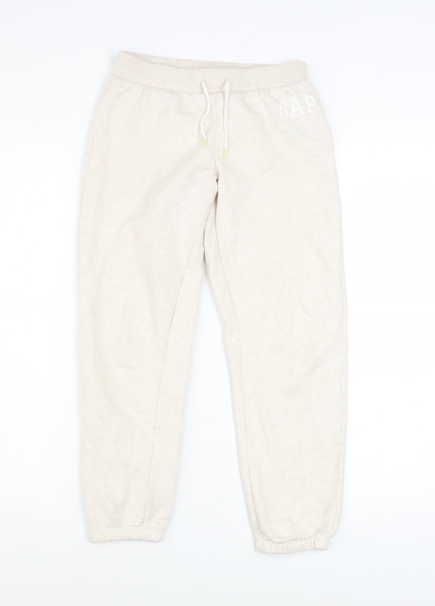 GAP Girls Beige Jogger Sweatpants Size 10 Years Cotton Blend Activewear