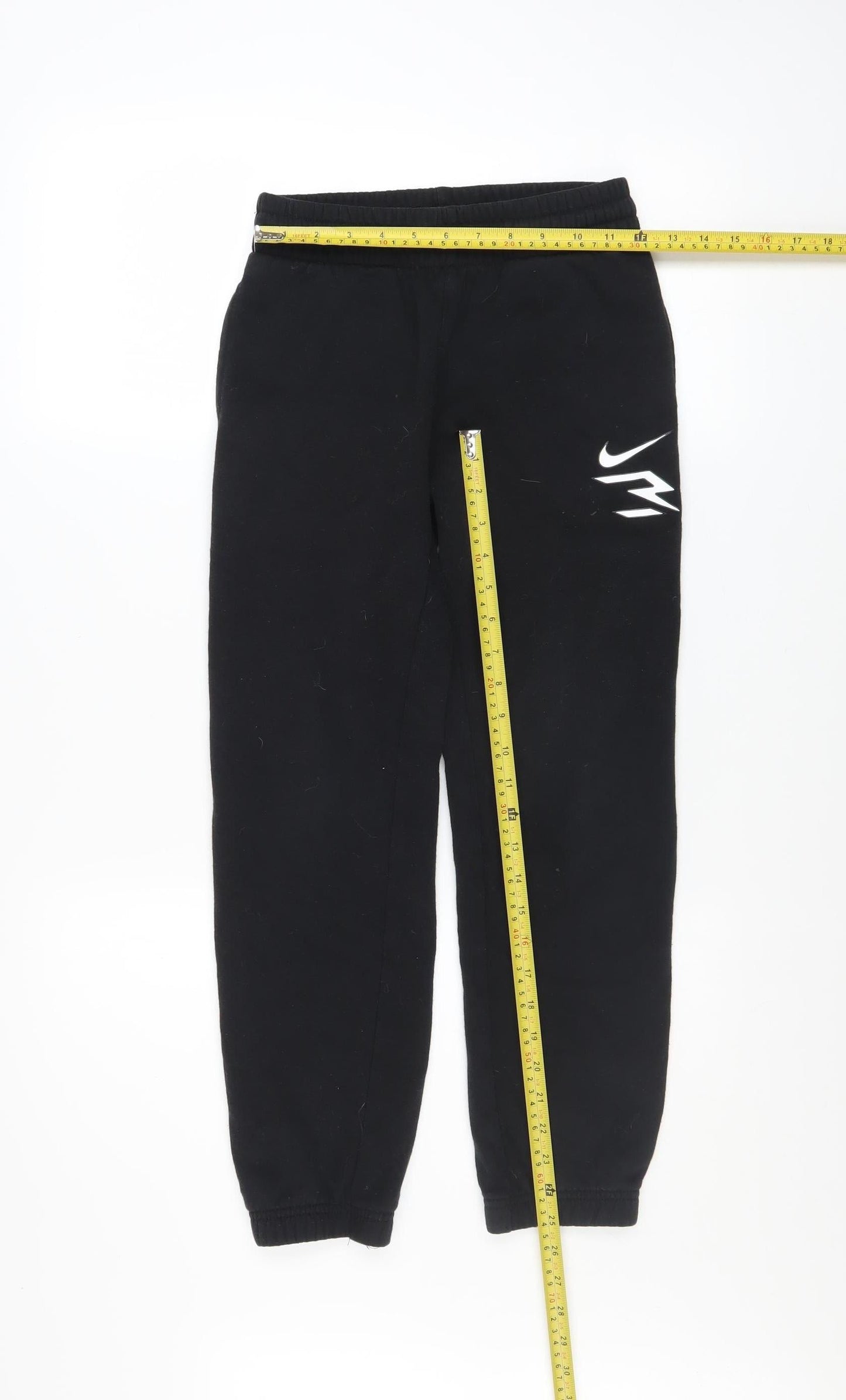 Nike 3 Brand Boys Black Jogger Sweatpants 10-12 Years Cotton Blend