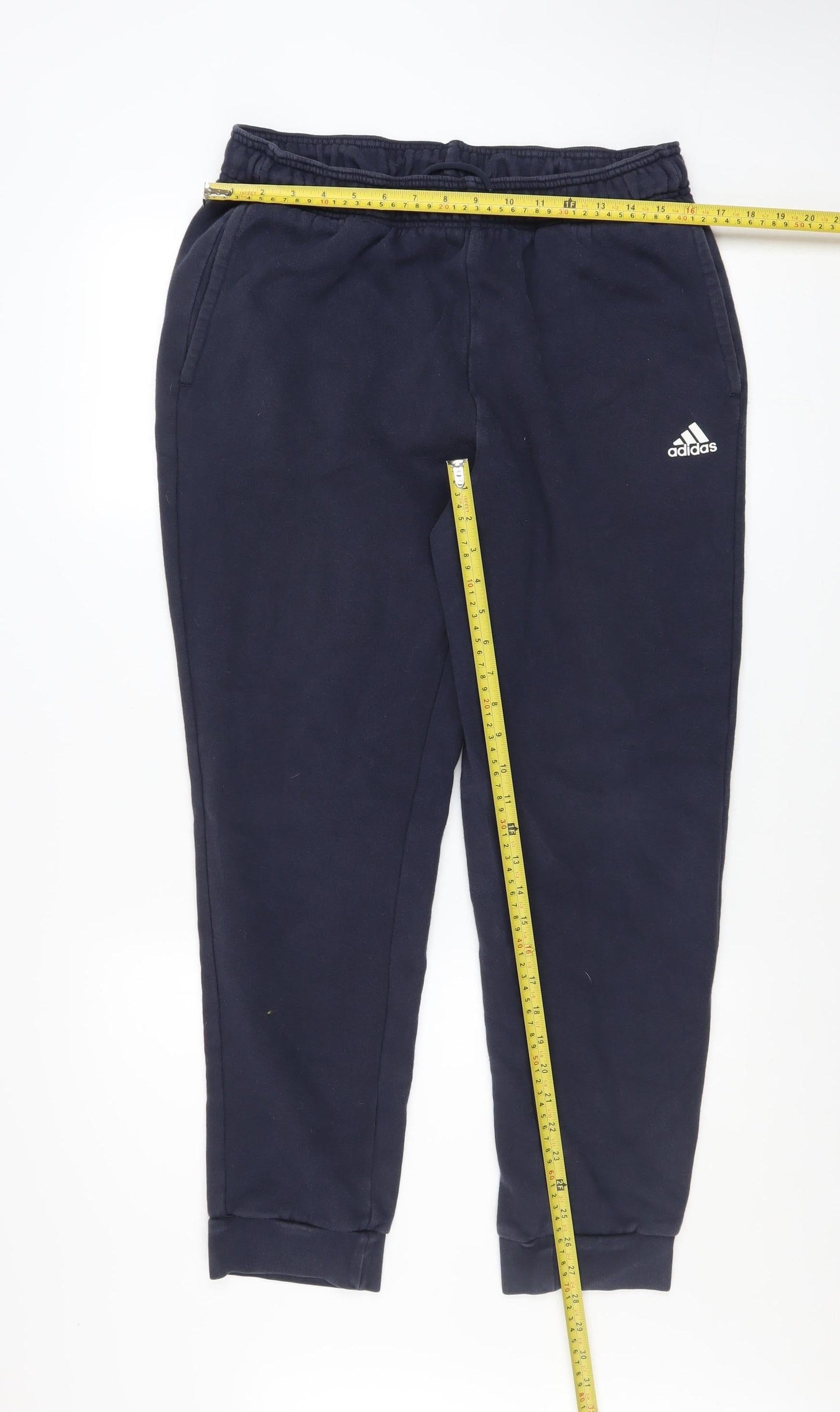 Adidas Men’s Blue 2XL Jogger Sweatpants Fleece Comfort Tapered Activewear