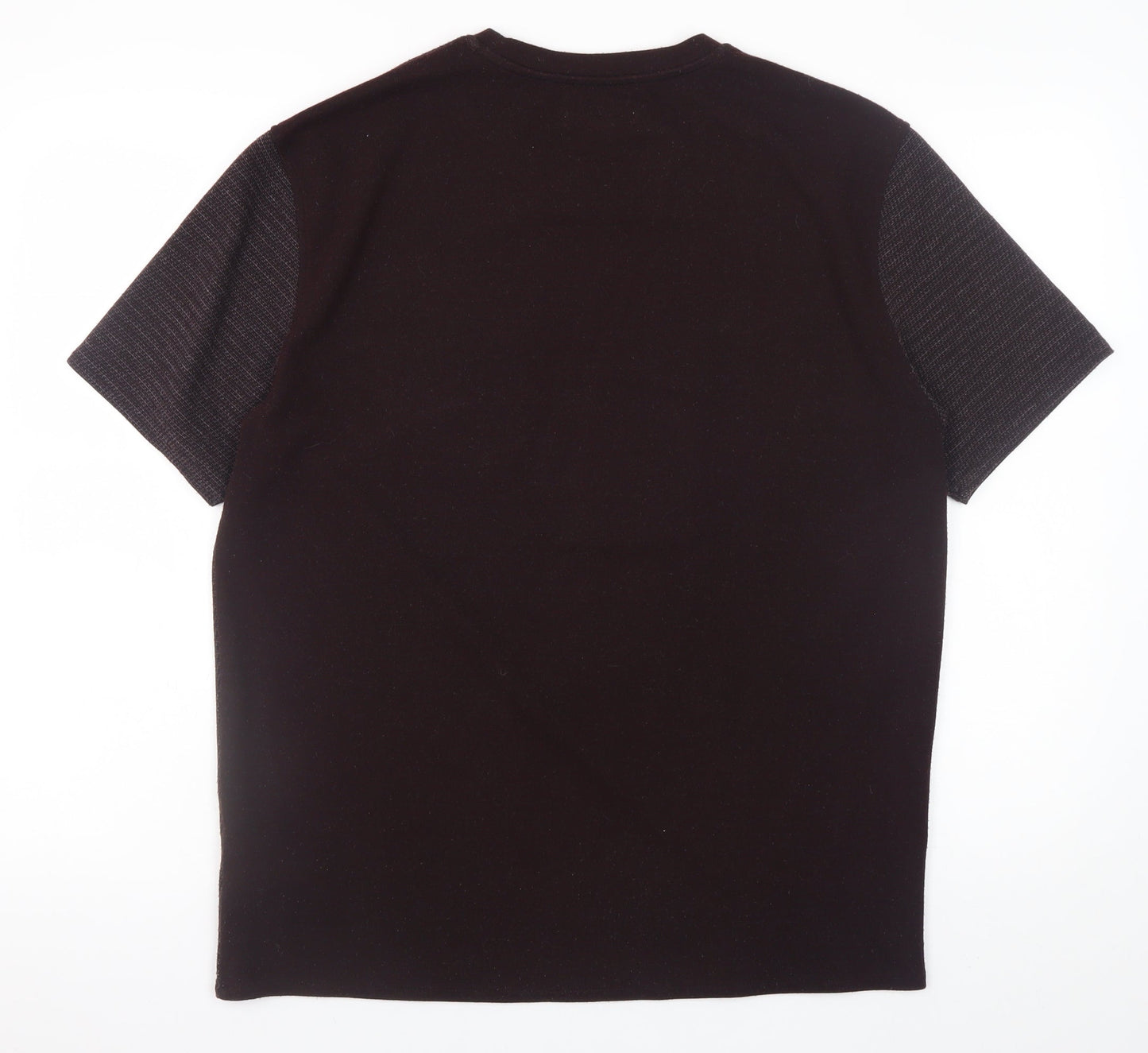 Reiss Nineteen Seventy-One Men's Black Short Sleeve Crew Neck T-Shirt L