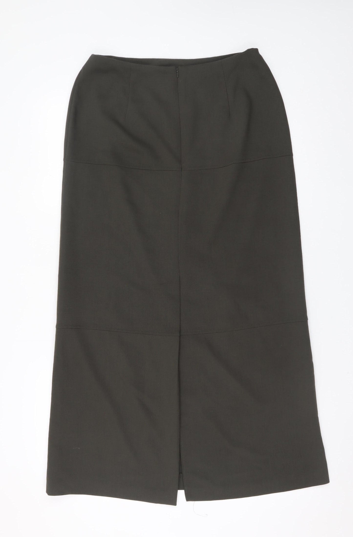 Monsoon Women Brown Midi Pencil Skirt UK 12 Workwear Lined