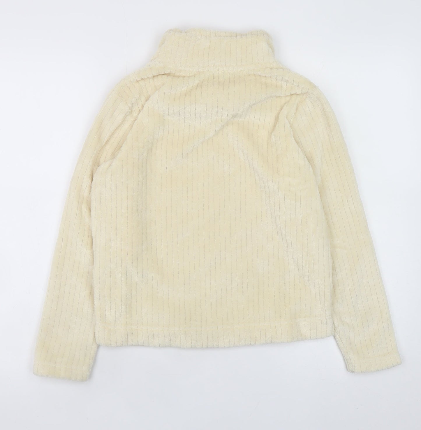 Regatta Girls Beige Fleece Roll Neck Pullover Sweatshirt 11-12 Years