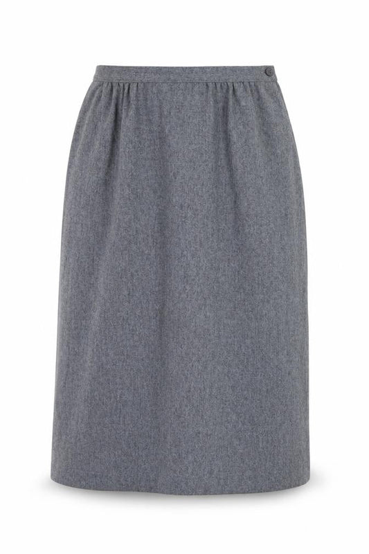 Pendleton Women's Grey Wool Midi Pencil Skirt Size 10 Vintage