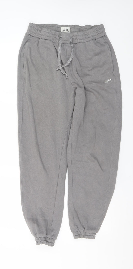 Next Men Grey Jogger Sweatpants Size S Regular Fit Elastic Waist