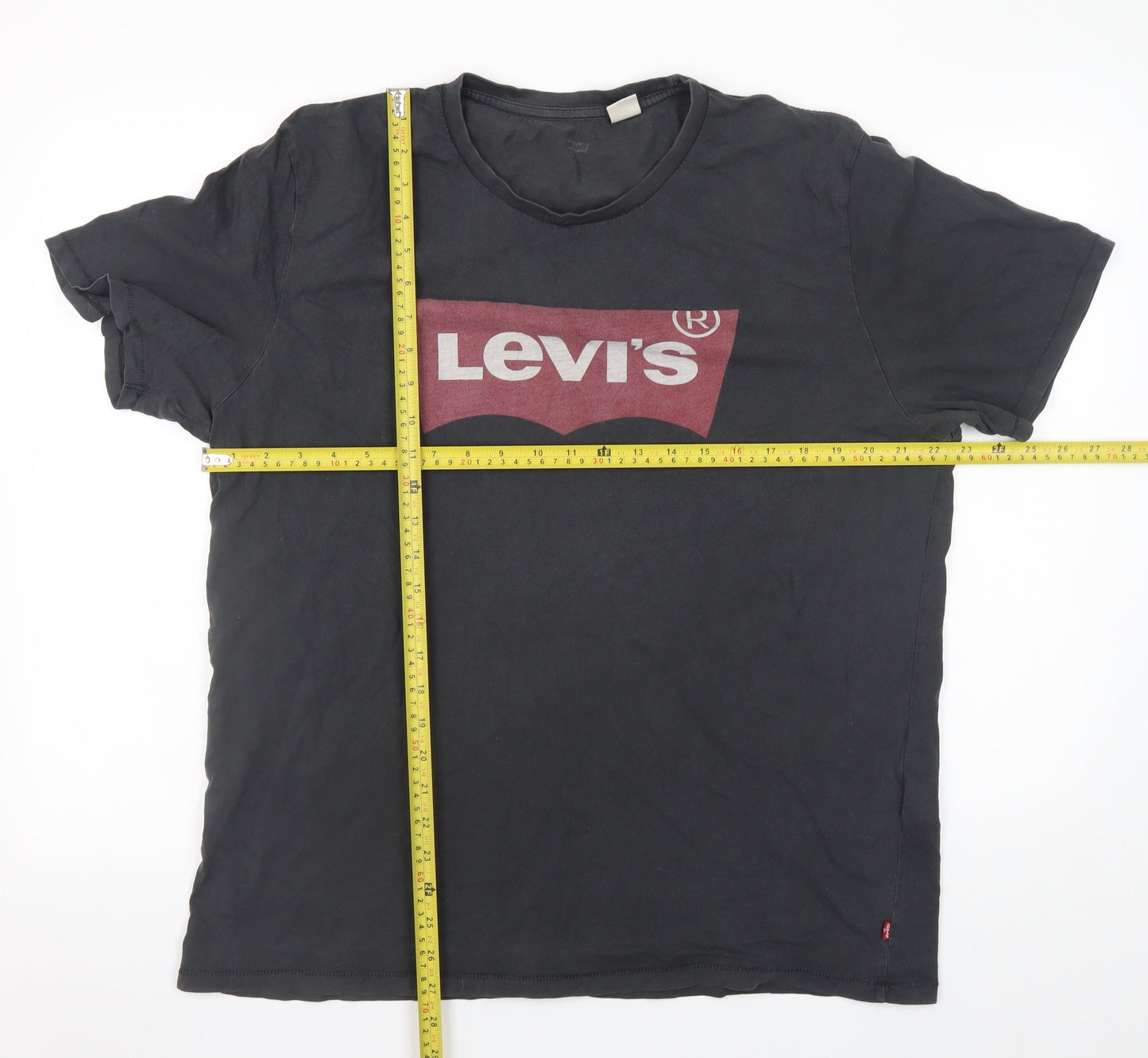 Levi's Men's Black XL Logo Graphic Cotton T-Shirt