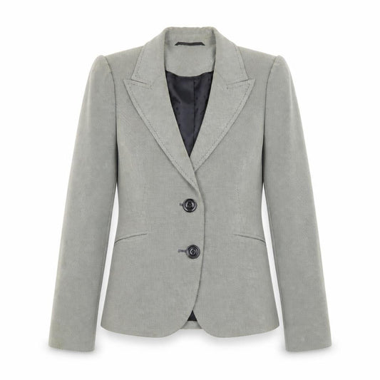 Planet Women Grey Tailored Single-Breasted Blazer Size 10