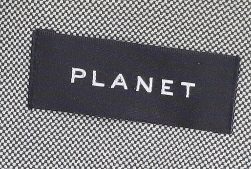 Planet Women Grey Tailored Single-Breasted Blazer Size 10