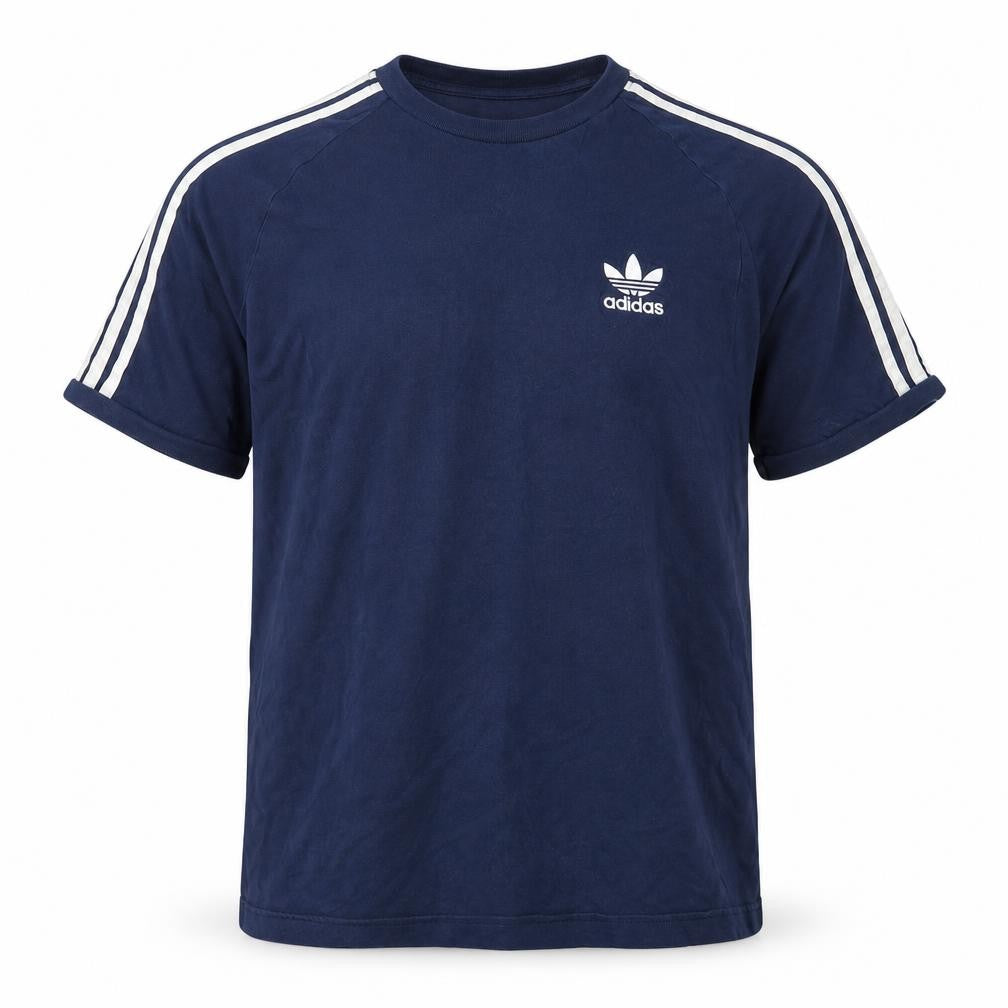 adidas Men's Blue Small Trefoil Short Sleeve T-Shirt