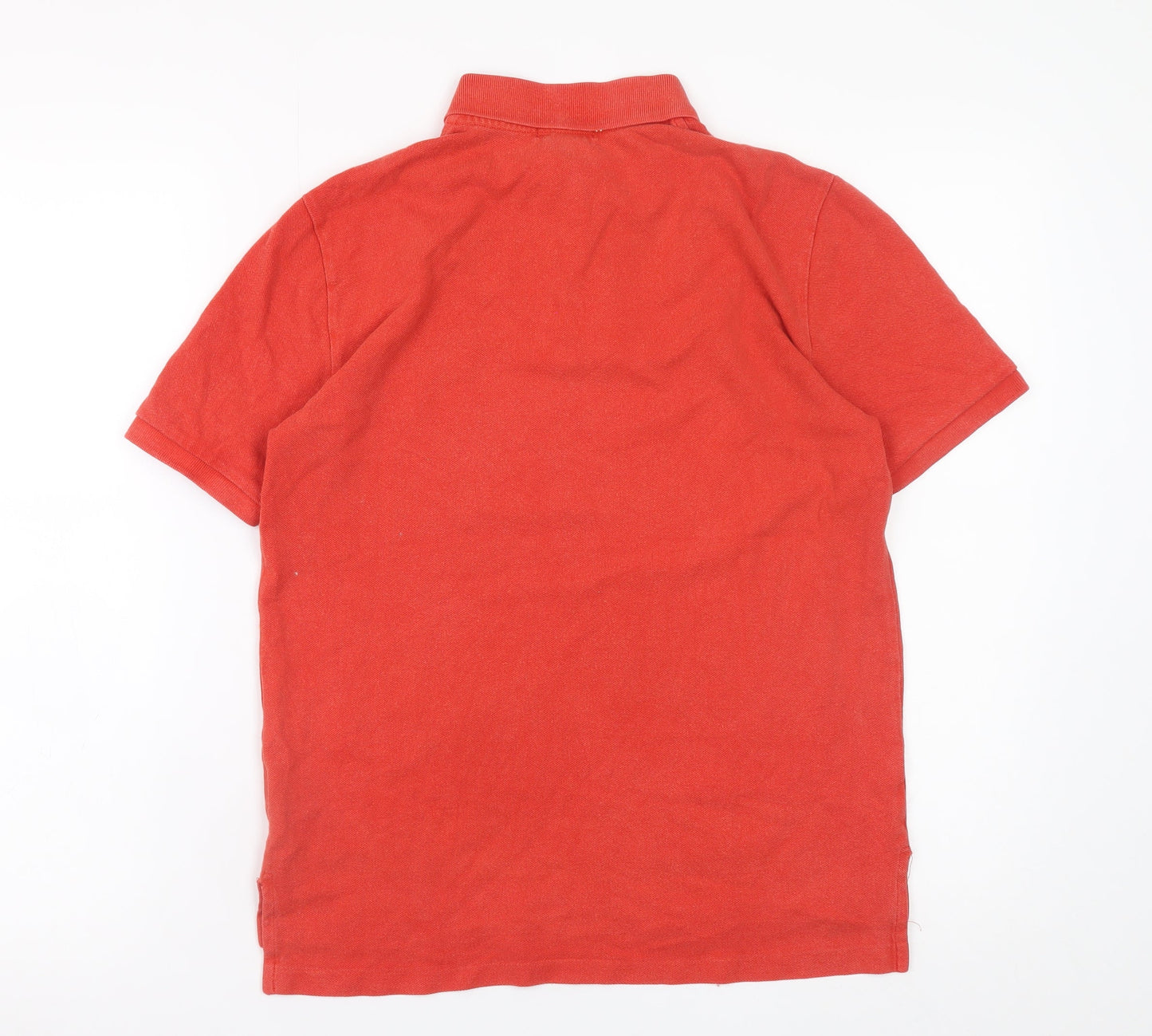 Ralph Lauren Teens Red Cotton Polo Shirt Size L (14-16) Classic Fit