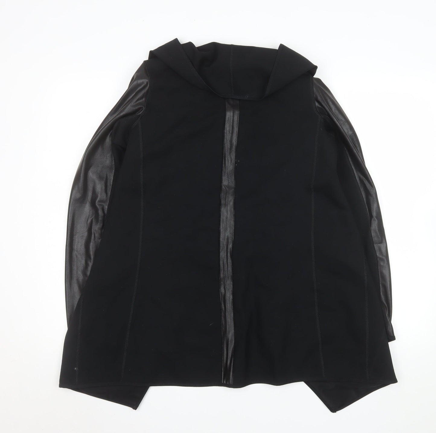Spanx Womens Black Slim Fit Mid-Length Blazer Jacket Size 8