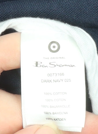 Ben Sherman Men's Blue 2XL Cotton Basic Jacket Casual Style