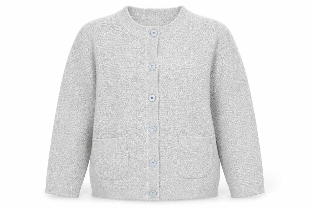 Honor Millburn Women Grey Button Knit Cardigan Size 14-16
