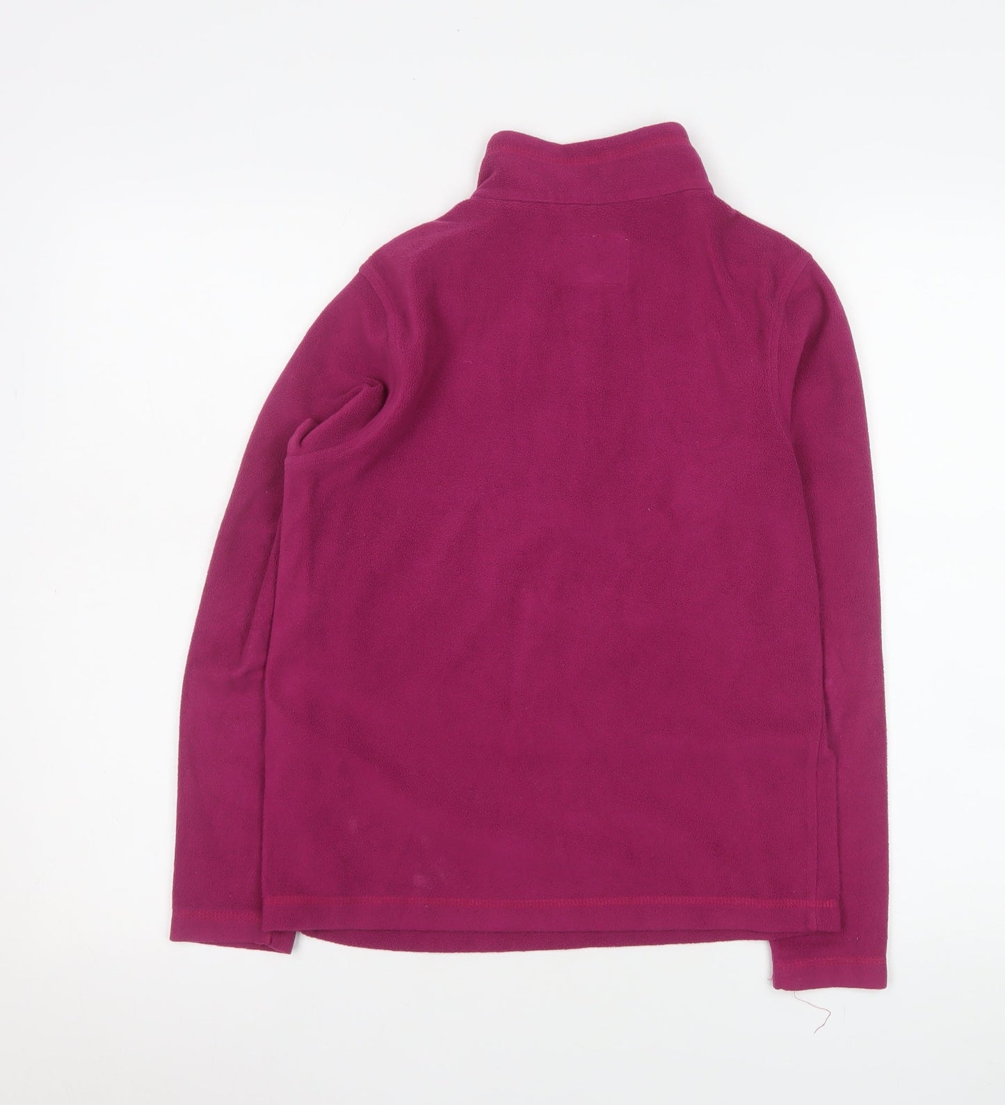 Regatta Girls Pink Fleece 1/4 Zip Pullover Sweatshirt Size 13 Years