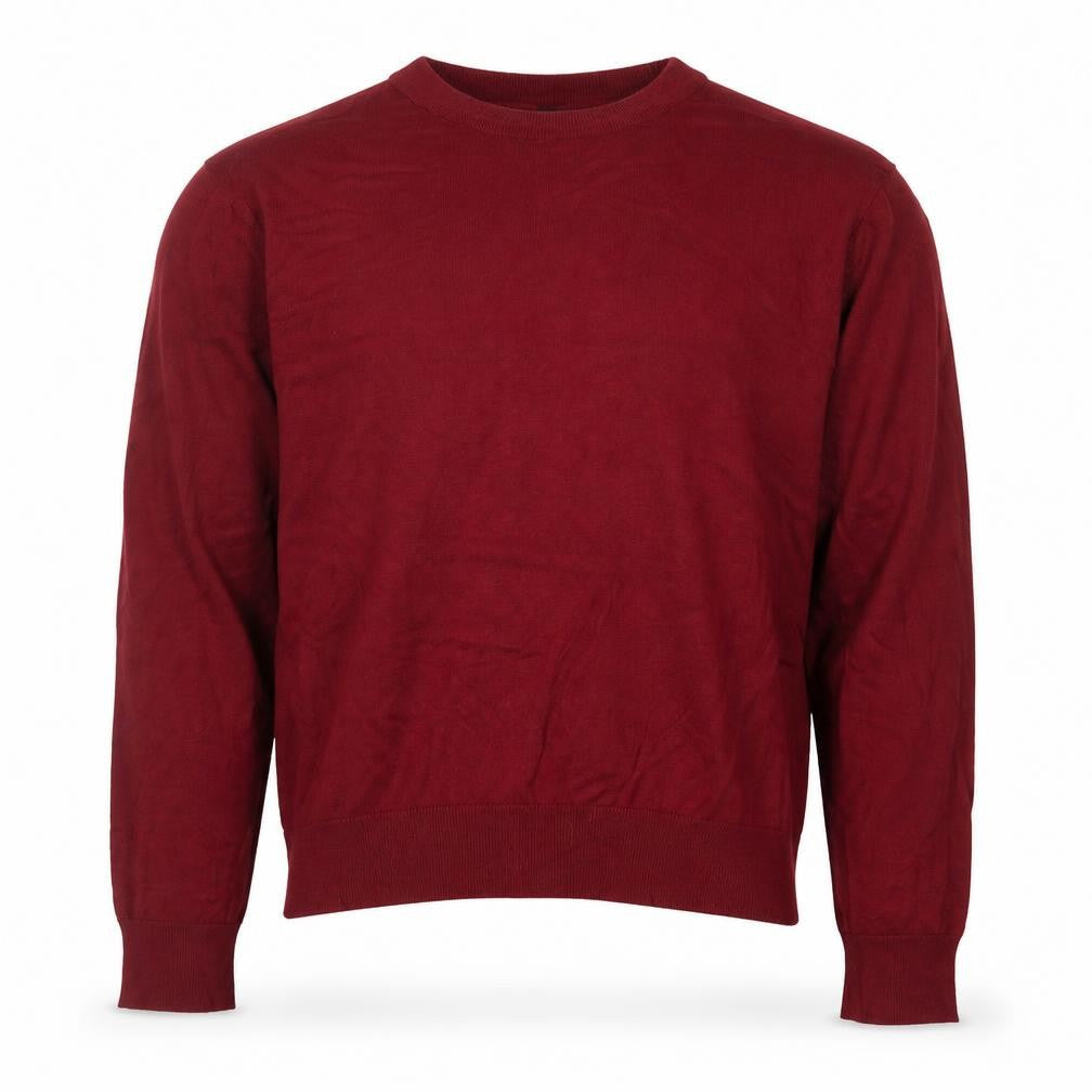 H&M Mens Red Crew Neck Pullover Jumper Size M