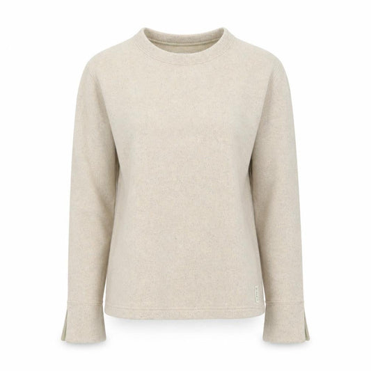 Armani Womens Junior Beige Wool Crew Neck Pullover Jumper L