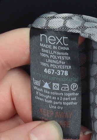 Next Women's Black Size 12 Regular Suit Jacket Polyester Lined Workwear